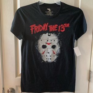 New Friday the 13th Jason Hockey Mask Tee